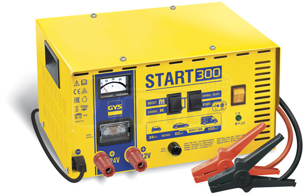 Nabíjačka batérií a štartovací zdroj GYS START 300 (1)