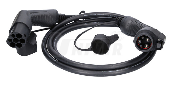 Nabíjací kábel pre elektromobily Typ 2 - Typ 1 (230 V / 7,4 kW) efuturo (1)