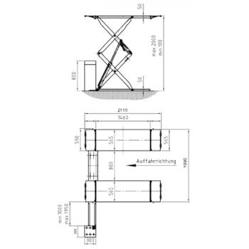 Nožnicový zdvihák Consul 0.35 SDE (2)