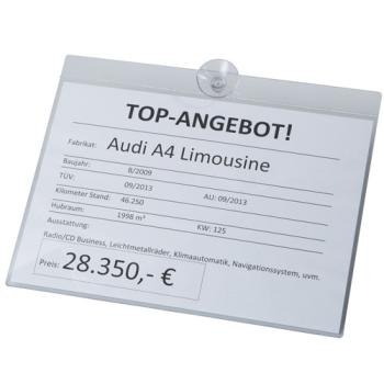 Závesný polykarbonátový držiak (A4 na šírku) (1)