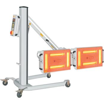 Dvojpanelový infražiarič pre sušenie lakov GX-8000L (1)