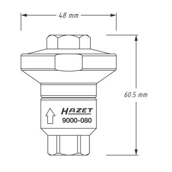 Obmedzovač tlaku vzduchu HAZET 9000-080 (3)