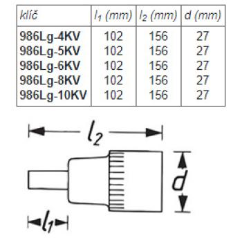 Hlavice nástrčné šesťhranné vnútorné VDE HAZET 986Lg-KV (3)