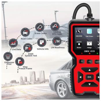 Diagnostický prístroj OBD II V519 (2)
