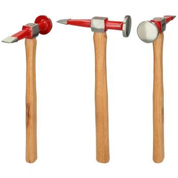 Karosárske kladivo s plochou špičkou / okrúhle KSTOOLS 140.2136 (1)