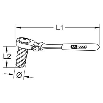 Výstružník otvorov snímačov ABS KSTOOLS 450.0340 (4)