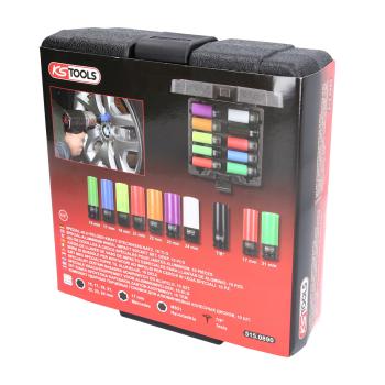 Sada kovaných hlavíc na hliníkové disky KSTOOLS 515.0890 (3)