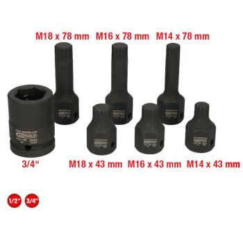 Kované nadstavce XZN KSTOOLS 515.1160 (2)
