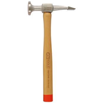 Karosárske kladivo s plochou zahnutou špičkou / okrúhle KSTOOLS 700.1490 (1)