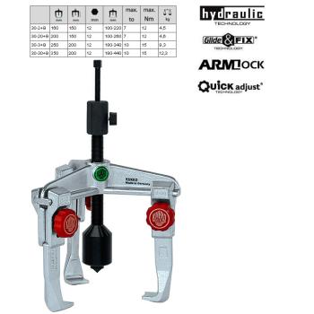 3-ramenné hydraulické sťahováky KUKKO 30+B (1)