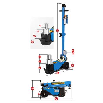 Pojazdný piestový zdvihák MX-30 (3)