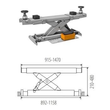 Štvorstĺpový zdvihák UNIVER CSZ 6.4 NP (3)