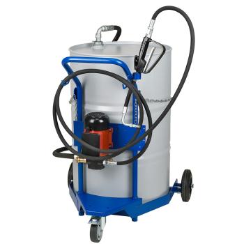 Pojazdné plničky olejov s čerpadlom na sudy 200 l PRESSOL 23 001 971 / 23 001 970 (1)