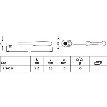 Račňa QuickRelease STAHLWILLE 415SG-QR (2)