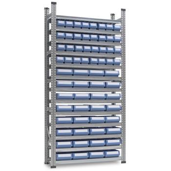 Regály Fachbodenregal SUPER s plastovými boxami (2)