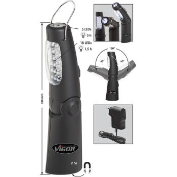 Akumulátorová montážna lampa VIGOR V2316 (1)