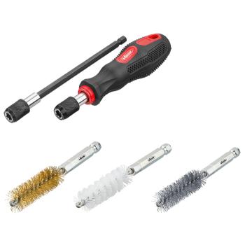 Sada oceľových / nylonových kefiek VIGOR V4646 (2)