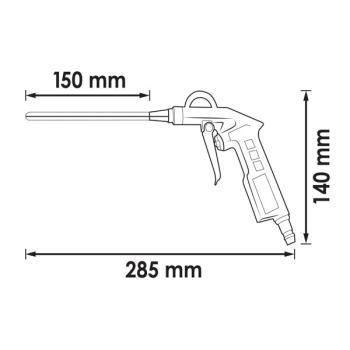 Ofukovacia pištoľ dlhá VIGOR V7135-150 (2)