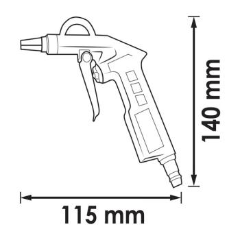Ofukovacia pištoľ krátka VIGOR V7135 (2)