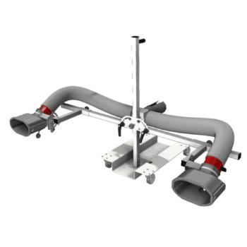 Odsávací trychtýř zdvojený s pojízdným stativem GYNMAG-GON (1)